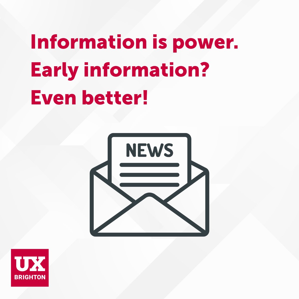 This is the part where we say: “Sign up for the newsletter.”

But honestly?
You get early access to speaker drops, conference updates, UX jobs, and the good stuff.
The newsletter’s where it lands first.

📥 Join the UX Bri newsletter → uxbri.org/subscribe/
(We won’t spam.
