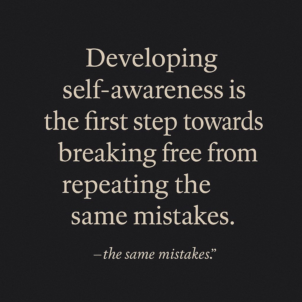 MindsetAlch's tweet photo. Self-awareness isn’t just reflection—it’s liberation.
Break free from old patterns by getting honest with yourself first.

#SelfAwareness #PersonalGrowth #MindsetMatters #EmotionalIntelligence #SelfImprovement https://t.co/OkknD4Tb2a