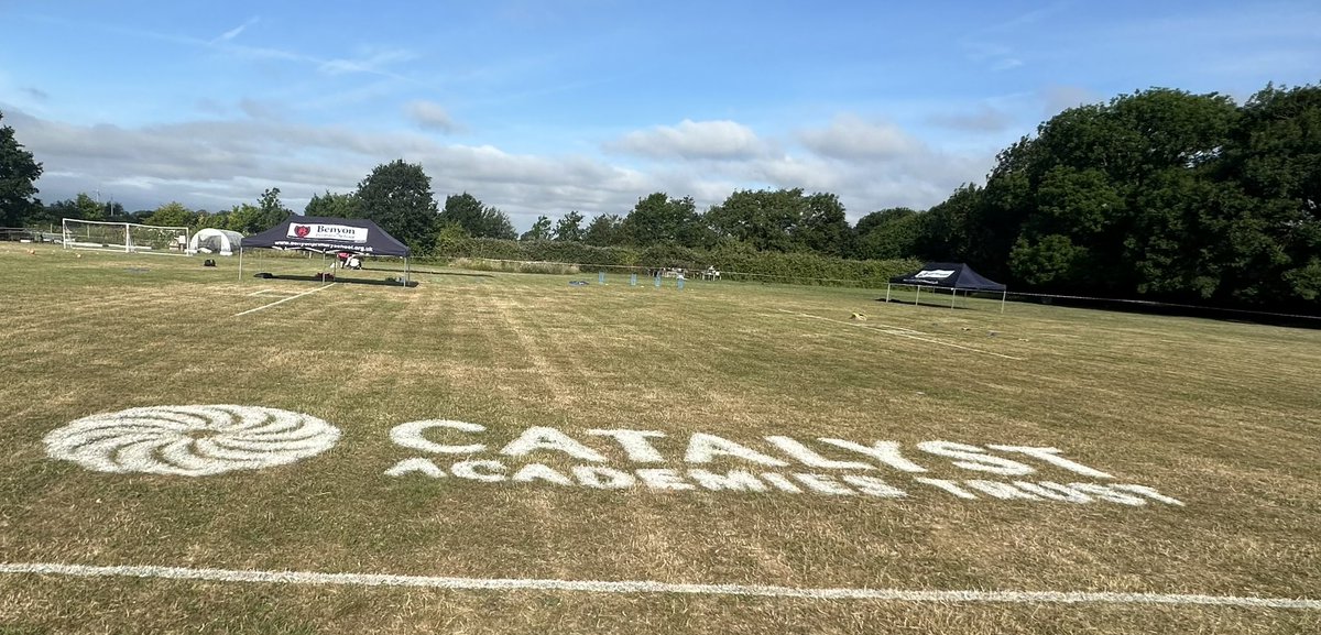 Sun is shining and we are Sports Day ready! <a href="/TrustCatalyst/">Catalyst Academies Trust</a>