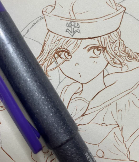 ペン入れ完了です