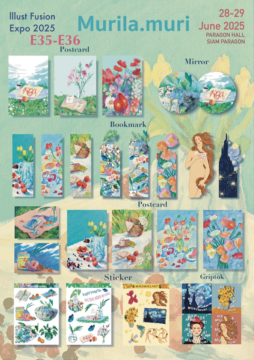 เจอกันค่าา🍒
ตื่นเต้นสุดๆ มาหากันเยอะๆน้า

🍊บูธ E35-E36
🍎28-29 JUN 
🍑 Paragon Hall, 5th Fl

#IFEXPO25 #ประกอบร่างสร้างเส้น