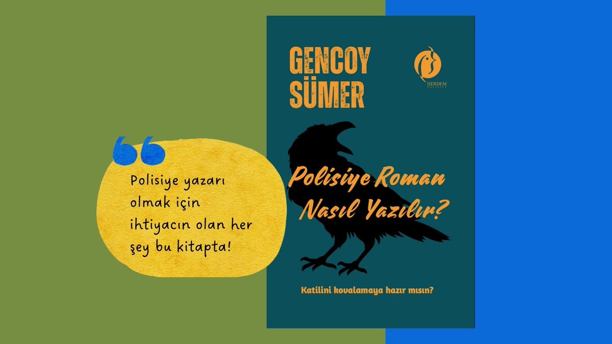 gencoy_sumer's tweet photo. Katilini kovalamaya hazır mısın?
 
Bir cinayet sahnesi tasarla, ipuçlarını yerleştir ve okuyucunu “Katil kim?” sorusunun peşinde koştur! Bu kitap, polisiye roman yazmanın tüm sırlarını adım adım açığa çıkarıyor. https://t.co/VfeCjD33bw