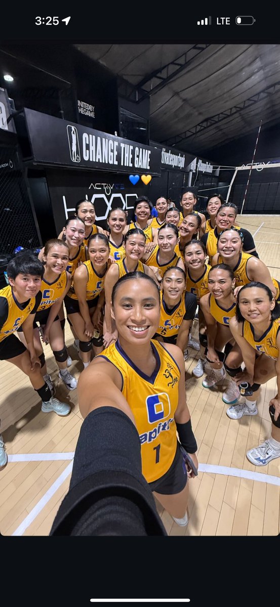 engrJaee's tweet photo. Bella Belen for Capital 1 Solar Spikers💙💛 https://t.co/rXOswxqIXe