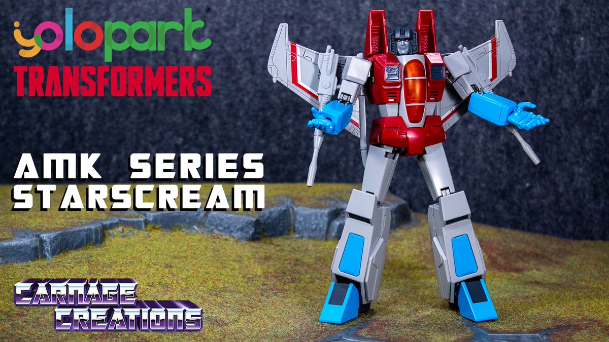 Chris Carnage - Carnage Creations (@chriscarnage_) on Twitter photo New Review! The <a href="/yolopark/">YOLOPARK.Official</a> Transformers AMK Starscream 19cm Model Kit
youtu.be/pY4nlK8jQbA New Review! The <a href="/yolopark/">YOLOPARK.Official</a> Transformers AMK Starscream 19cm Model Kit
youtu.be/pY4nlK8jQbA