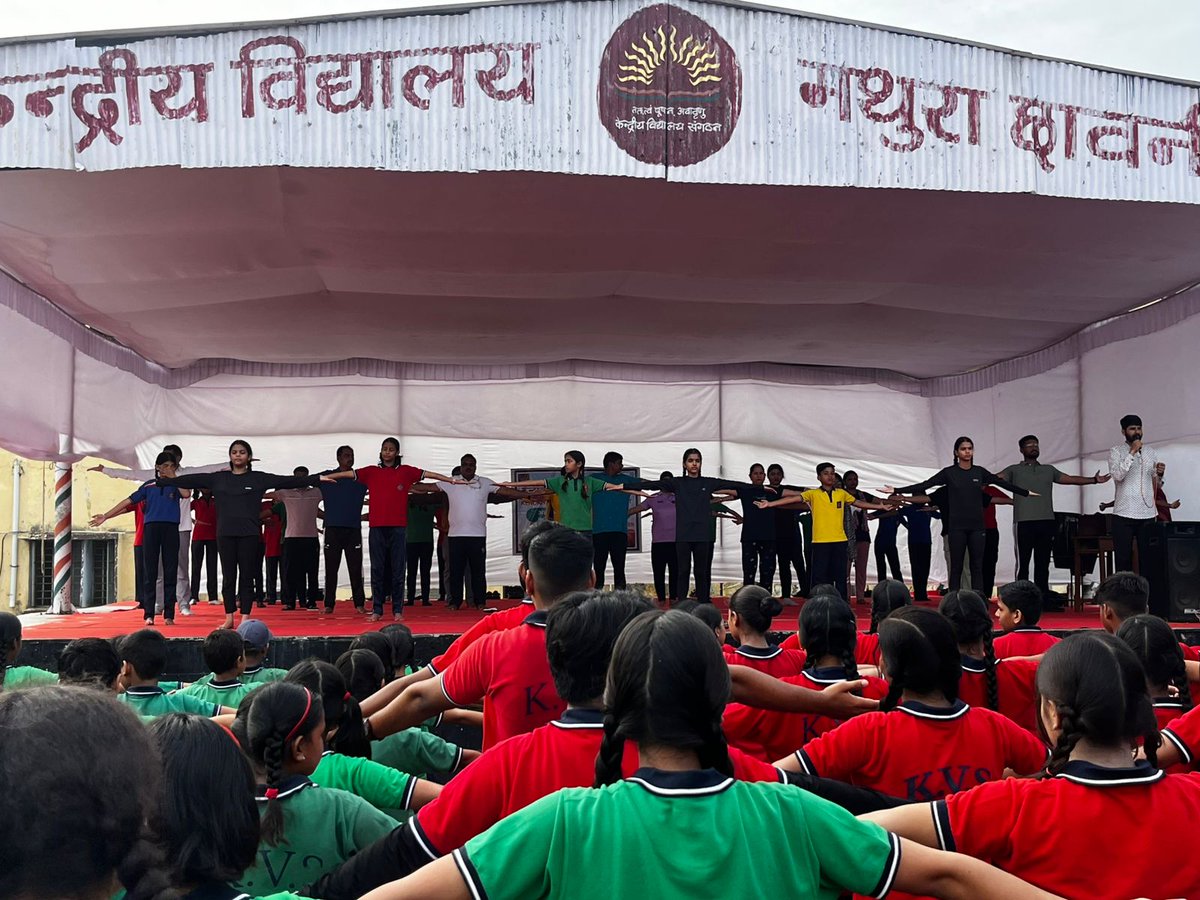 Kendriya Vidyalaya Mathura Cantt (@kvmathuracantt) on Twitter photo рджрд┐рдирд╛рдВрдХ 21.06.25 рдХреЛ рдХреЗрд╡рд┐ рдордереБрд░рд╛ рдЫрд╛рд╡рдиреА рдореЗрдВ #InternationalDayofYoga2025 рдХрд╛ рдЖрдпреЛрдЬрди рдкреНрд░рд╛рдЪрд╛рд░реНрдп рд╡ рдпреЛрдЧ рд╢рд┐рдХреНрд╖рдХ рдХреЗ рдирд┐рд░реНрджреЗрд╢рди рдореЗрдВ рдордирд╛рдпрд╛ рдЧрдпрд╛,рдЬрд┐рд╕рдореЗрдВ рд╡рд┐рджреНрдпрд╛рд░реНрдерд┐рдпреЛрдВ рд╡ рд╢рд┐рдХреНрд╖рдХреЛрдВ рдиреЗ рдЙрддреНрд╕рд╛рд╣ рд╕реЗ рдкреНрд░рддрд┐рднрд╛рдЧ рдХрд┐рдпрд╛ред
рд╡рд┐рд╖рдп:Yog for One Earth,One Health
ЁЯЩПЁЯЩП
#YogaDay2025
#KVS
#KVMATHURACANTT
#KVian
#Yoga рджрд┐рдирд╛рдВрдХ 21.06.25 рдХреЛ рдХреЗрд╡рд┐ рдордереБрд░рд╛ рдЫрд╛рд╡рдиреА рдореЗрдВ #InternationalDayofYoga2025 рдХрд╛ рдЖрдпреЛрдЬрди рдкреНрд░рд╛рдЪрд╛рд░реНрдп рд╡ рдпреЛрдЧ рд╢рд┐рдХреНрд╖рдХ рдХреЗ рдирд┐рд░реНрджреЗрд╢рди рдореЗрдВ рдордирд╛рдпрд╛ рдЧрдпрд╛,рдЬрд┐рд╕рдореЗрдВ рд╡рд┐рджреНрдпрд╛рд░реНрдерд┐рдпреЛрдВ рд╡ рд╢рд┐рдХреНрд╖рдХреЛрдВ рдиреЗ рдЙрддреНрд╕рд╛рд╣ рд╕реЗ рдкреНрд░рддрд┐рднрд╛рдЧ рдХрд┐рдпрд╛ред
рд╡рд┐рд╖рдп:Yog for One Earth,One Health
ЁЯЩПЁЯЩП
#YogaDay2025
#KVS
#KVMATHURACANTT
#KVian
#Yoga