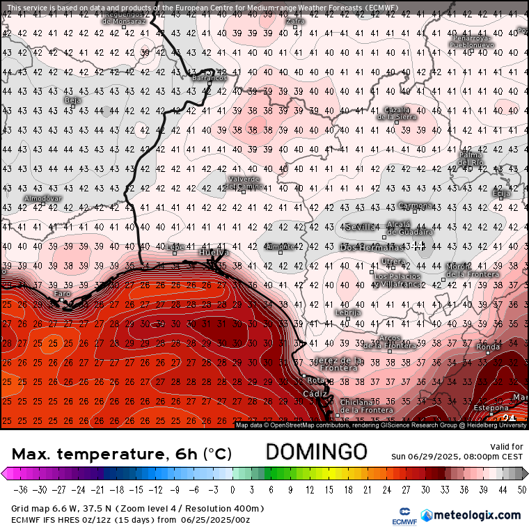 Meteohuelva's tweet photo. Hay que empezar a hablar de lo que se nos viene encima.

Estamos ante un nuevo episodio de altas temperaturas que debido a su intensidad, extensión y duración, se convertirá en la primera ola de calor del año.

A partir de mañana jueves suben las temperaturas pero los días álgidos del episodio serán desde el sábado hasta el martes.

En la provincia de Huelva se traducirá en un calor muy intenso. Tanto las temperaturas máximas como las mínimas serán muy altas. En el litoral se pueden rozar o superar los 40 °C. Mientras que en los lugares habituales del Andévalo y Condado se pueden rozar los 45 °C.

No se vislumbra un alivio como mínimo hasta el viernes 4 de julio así que mucha precaución. 

Aemet irá emitiendo sus correspondientes avisos.