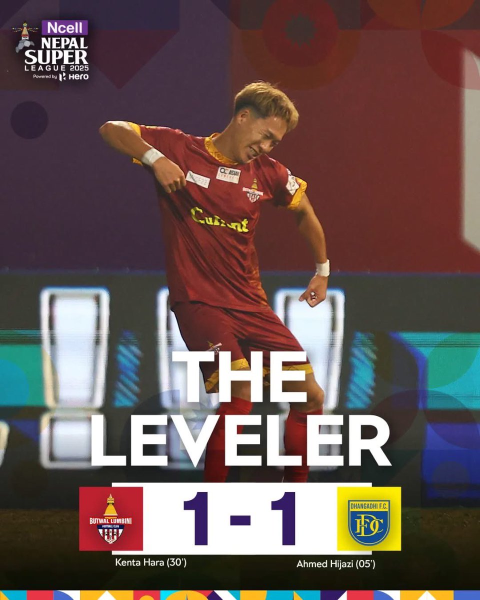 ken07_official's tweet photo. Nepal super league でプレーしました。
短い期間の契約でしたがメリットがたくさんあった。

海外のエージェントからのこのリーグの評価が高く移籍の幅が広がりました。

外国人の質も全然違いました。 https://t.co/QDSvCE9z6Y