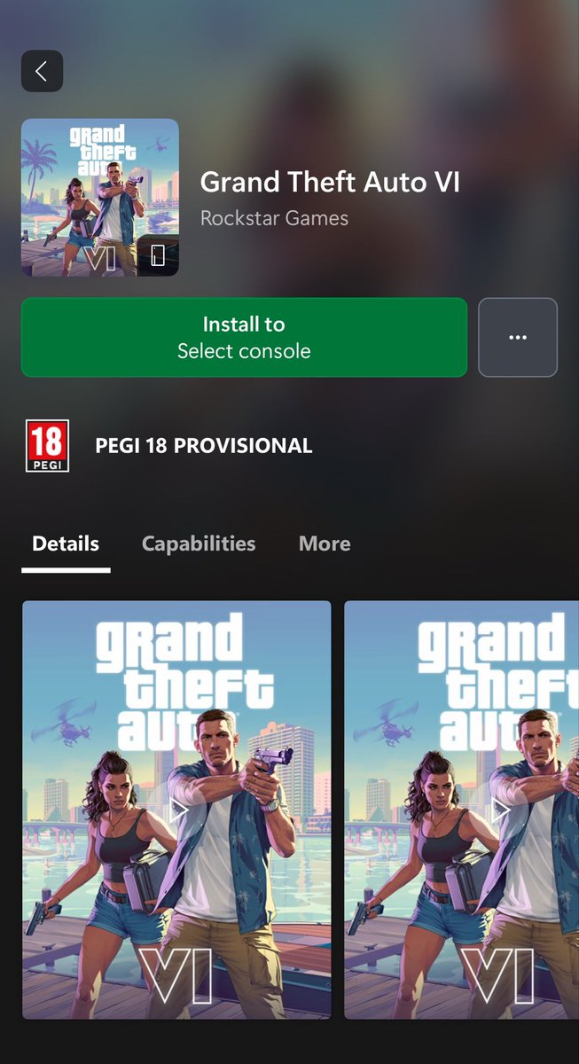 Update 🚨

GTA VI is finally available to wishlist on the Xbox Store!

The wait is over for Xbox players — could this be the start of more news dropping?