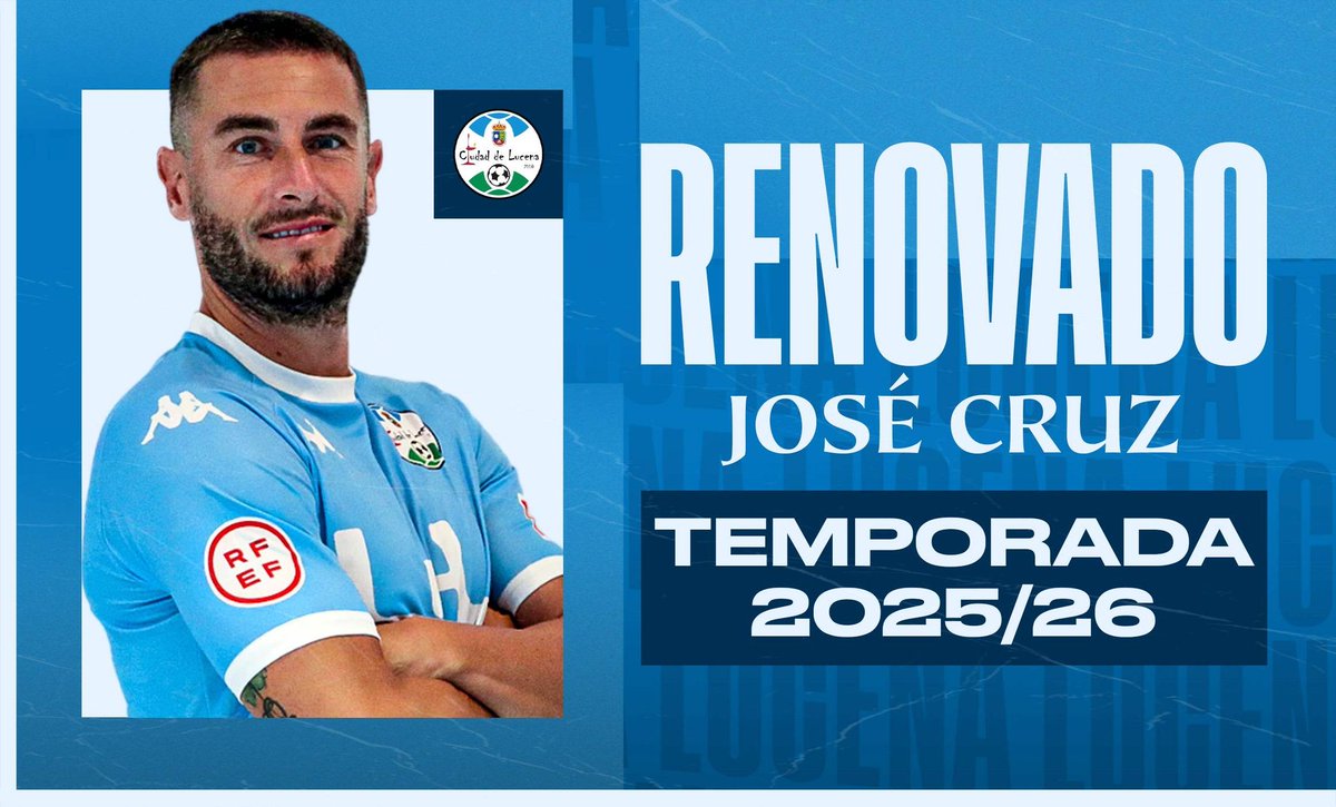 ✅ 𝙍𝙀𝙉𝙊𝙑𝘼𝘾𝙄𝙊́𝙉 | José Cruz, aportará 𝗲𝘅𝗽𝗲𝗿𝗶𝗲𝗻𝗰𝗶𝗮 𝘆 𝗷𝗲𝗿𝗮𝗿𝗾𝘂𝛊́𝗮 una temporada más a la defensa celeste... 💙