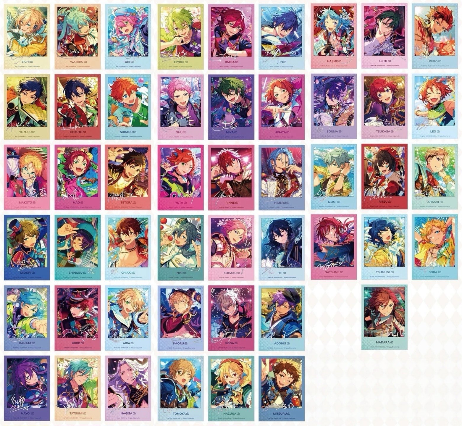 あんスタ 6周年 箔押しポストカード 27枚＋‪α‬ - メルカリ