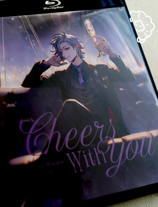 サンプルをいただきました 以前キービジュアルを担当しました、不破湊さん 1st LIVE "Cheers with you"のBlu-rayは本日発売です～ #不破湊_1stLIVE