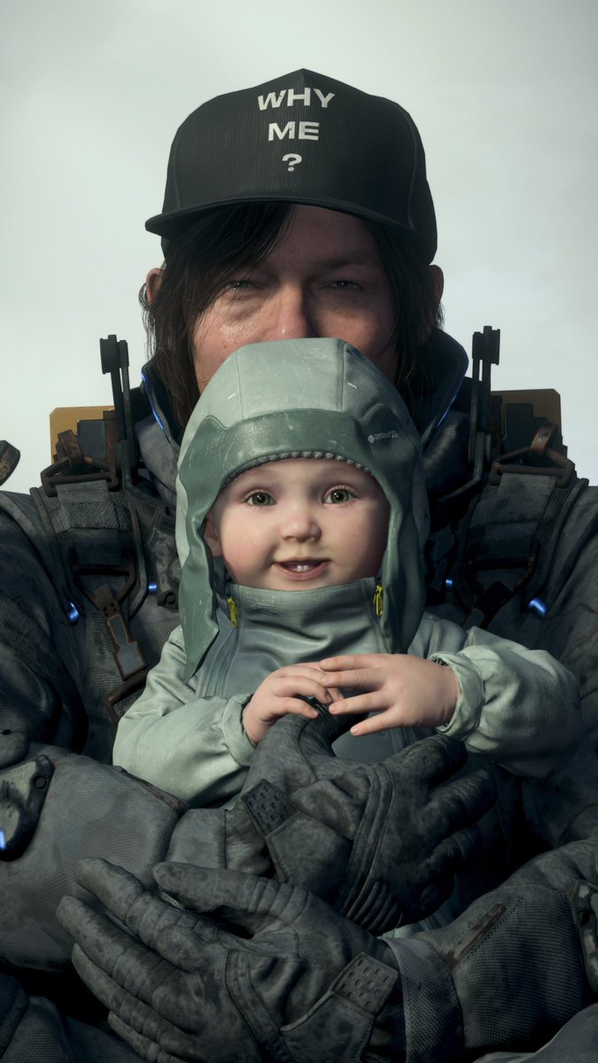 sorathluna's tweet photo. Sam &amp; Lou 
#DeathStranding2OnTheBeach https://t.co/YwISyi4lNr