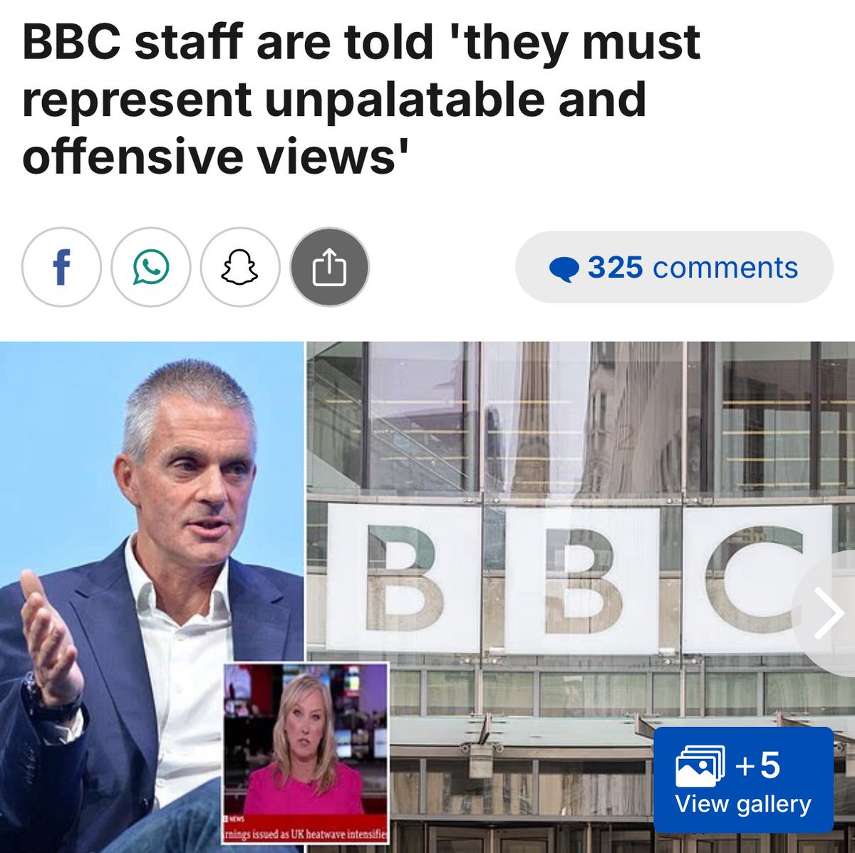 I did 2.9 in jail because of my “unpalatable and offensive views” according to the prosecution!

Lest we forget, the BBC gave the entire file to the CPS after a BBC type wrote “LETS CLOSE HIM DOWN”!

Days after my sentencing the judges wife was given a job at the BBC… 🤷‍♂️