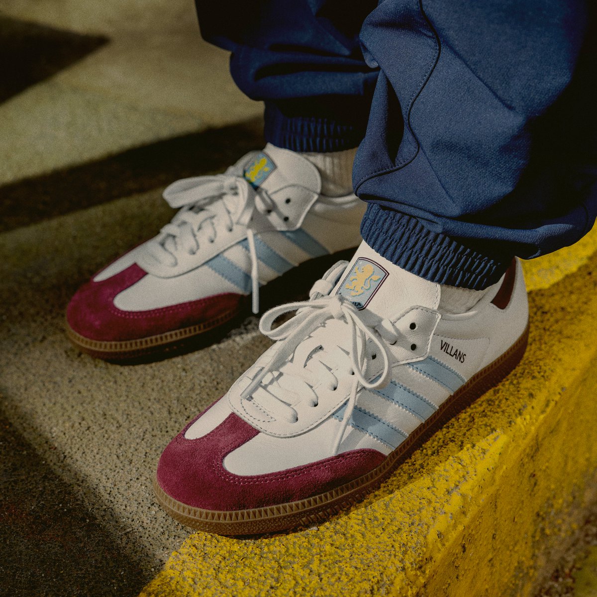 AVFCStore's tweet image. BACK IN STOCK!
adidas x Aston Villa Sambas
Limited Quantities now available online.
Don't Miss This!
tinyurl.com/3mnbcevz