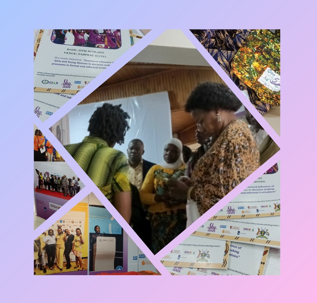Global Learning for Sustainability(GLS) (@globallug) on Twitter photo 🎉👏Closing & celebrating. We're excited to take our stakeholders thru #SheLeads Gallery walk this morning as we close & celebrate #SheLeads partners' impact🇺🇬🇺🇬
<a href="/Mglsd_UG/">Ministry of Gender, Labour and Social Development</a> <a href="/Educ_SportsUg/">Ministry of Education and Sports - Uganda</a>
<a href="/FemnetProg/">FEMNET</a> <a href="/PlanUganda/">Plan International Uganda</a> <a href="/Mildred_Pedun/">Mildred Pedun</a> 🎉👏Closing & celebrating. We're excited to take our stakeholders thru #SheLeads Gallery walk this morning as we close & celebrate #SheLeads partners' impact🇺🇬🇺🇬
<a href="/Mglsd_UG/">Ministry of Gender, Labour and Social Development</a> <a href="/Educ_SportsUg/">Ministry of Education and Sports - Uganda</a>
<a href="/FemnetProg/">FEMNET</a> <a href="/PlanUganda/">Plan International Uganda</a> <a href="/Mildred_Pedun/">Mildred Pedun</a>