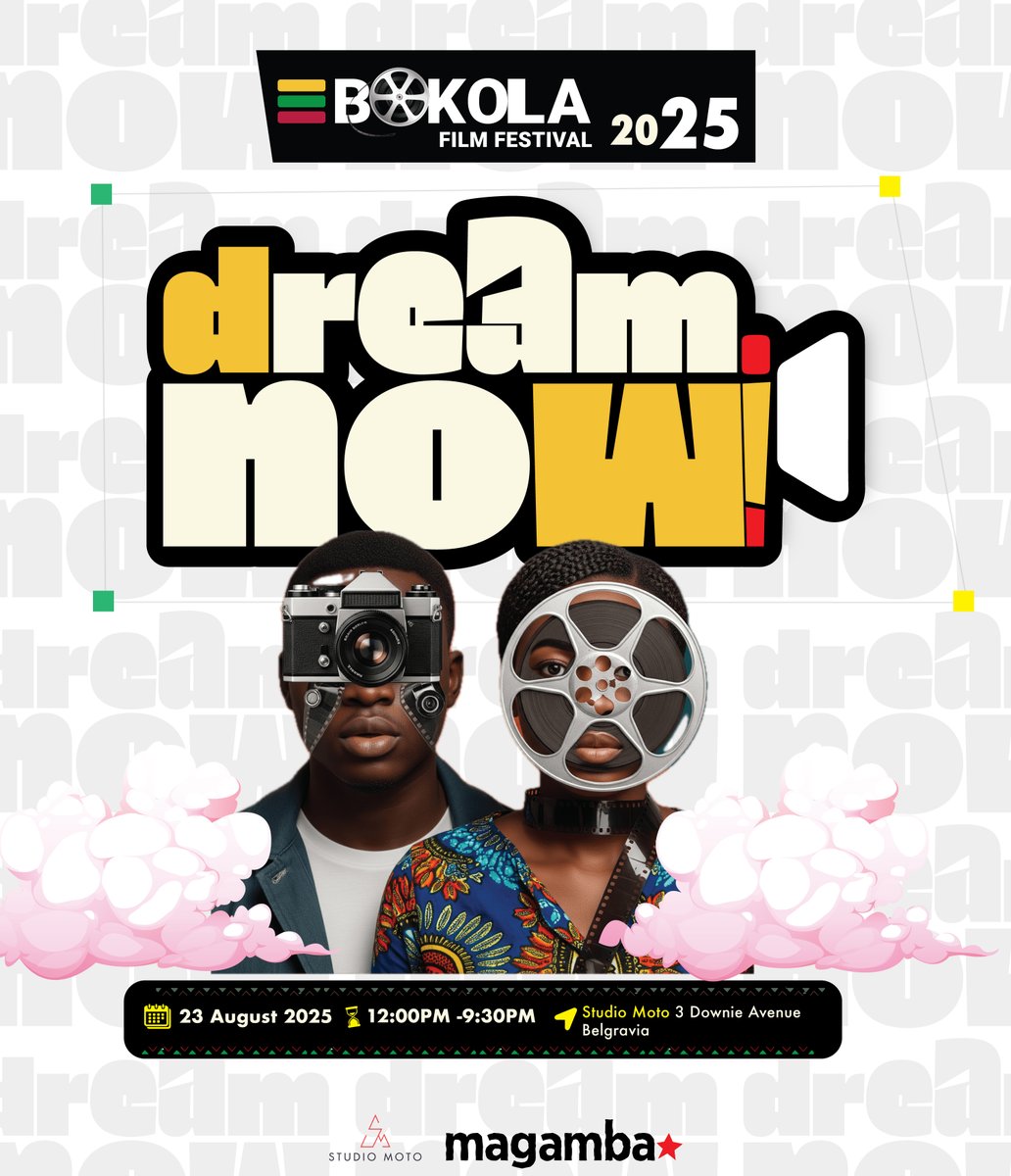 alz film fellows (@alzfilmfellows) on Twitter photo 🔥 BOKOLA 2025: Dream. Now!
A docu-film fest for urgent times & radical dreams.
Harare, Aug 23!
Where truth meets resistance.
When the world burns, we dream louder.
Stay tuned for more details!
#Bokola2025 #DreamNow
<a href="/MagambaNetwork/">#15YearsOfMagamba</a> <a href="/MagambaTV/">#Magambatv</a> <a href="/TheFeedZW/">#PeoplePowerPlanet</a> <a href="/EuroFilmFestZW/">European Film Festival Zimbabwe 🇿🇼</a> 🔥 BOKOLA 2025: Dream. Now!
A docu-film fest for urgent times & radical dreams.
Harare, Aug 23!
Where truth meets resistance.
When the world burns, we dream louder.
Stay tuned for more details!
#Bokola2025 #DreamNow
<a href="/MagambaNetwork/">#15YearsOfMagamba</a> <a href="/MagambaTV/">#Magambatv</a> <a href="/TheFeedZW/">#PeoplePowerPlanet</a> <a href="/EuroFilmFestZW/">European Film Festival Zimbabwe 🇿🇼</a>