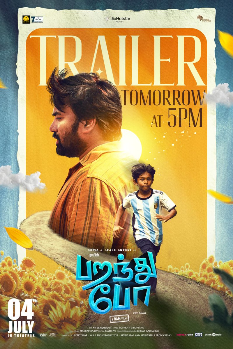 SUNLIGHT Media Tamil (@sunlightmediatl) on Twitter photo Stay tuned for #DirectorRam’s #ParanthuPo trailer releasing tomorrow!
<a href="/actorshiva/">Shiva</a> #graceantony <a href="/yoursanjali/">Anjali</a> <a href="/AjuVarghesee/">Aju Varghese</a> @iamvijayyesudas <a href="/DhayaSandy/">Santhosh Dhayanithi</a> <a href="/eka_dop/">Ekhambram DOP</a> <a href="/edit_mathi/">Mathi Vs</a> <a href="/silvastunt/">silva stunt</a> <a href="/madhankarky/">Madhan Karky</a> <a href="/mynameisraahul/">raahul</a> <a href="/Romeopictures_/">Romeo Pictures</a> <a href="/thinkmusicindia/">Think Music</a> <a href="/JioHotstar/">JioHotstar</a> <a href="/JioHotstar/">JioHotstar</a> Stay tuned for #DirectorRam’s #ParanthuPo trailer releasing tomorrow!
<a href="/actorshiva/">Shiva</a> #graceantony <a href="/yoursanjali/">Anjali</a> <a href="/AjuVarghesee/">Aju Varghese</a> @iamvijayyesudas <a href="/DhayaSandy/">Santhosh Dhayanithi</a> <a href="/eka_dop/">Ekhambram DOP</a> <a href="/edit_mathi/">Mathi Vs</a> <a href="/silvastunt/">silva stunt</a> <a href="/madhankarky/">Madhan Karky</a> <a href="/mynameisraahul/">raahul</a> <a href="/Romeopictures_/">Romeo Pictures</a> <a href="/thinkmusicindia/">Think Music</a> <a href="/JioHotstar/">JioHotstar</a> <a href="/JioHotstar/">JioHotstar</a>