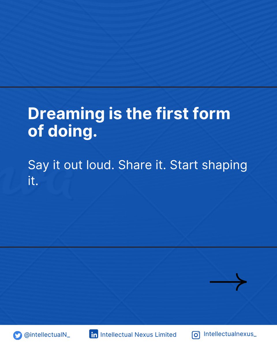 IntellectualN_'s tweet photo. Someone gives you ₦1M today to start any project.
What are you building?
Personal or business, dream loud or DM quietly.
#DreamBig #StartupIdeas #ProjectGoals https://t.co/caBhpVIFud