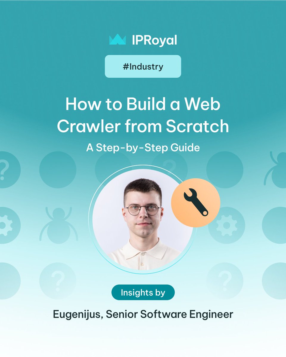 Building a web crawler isn’t just for engineers. With the right tools and guidance, anyone can do it from scratch.
This guide walks you through each stage of the process, including setup, data parsing, storage, and responsible scaling: iproyal.com/blog/how-to-bu…