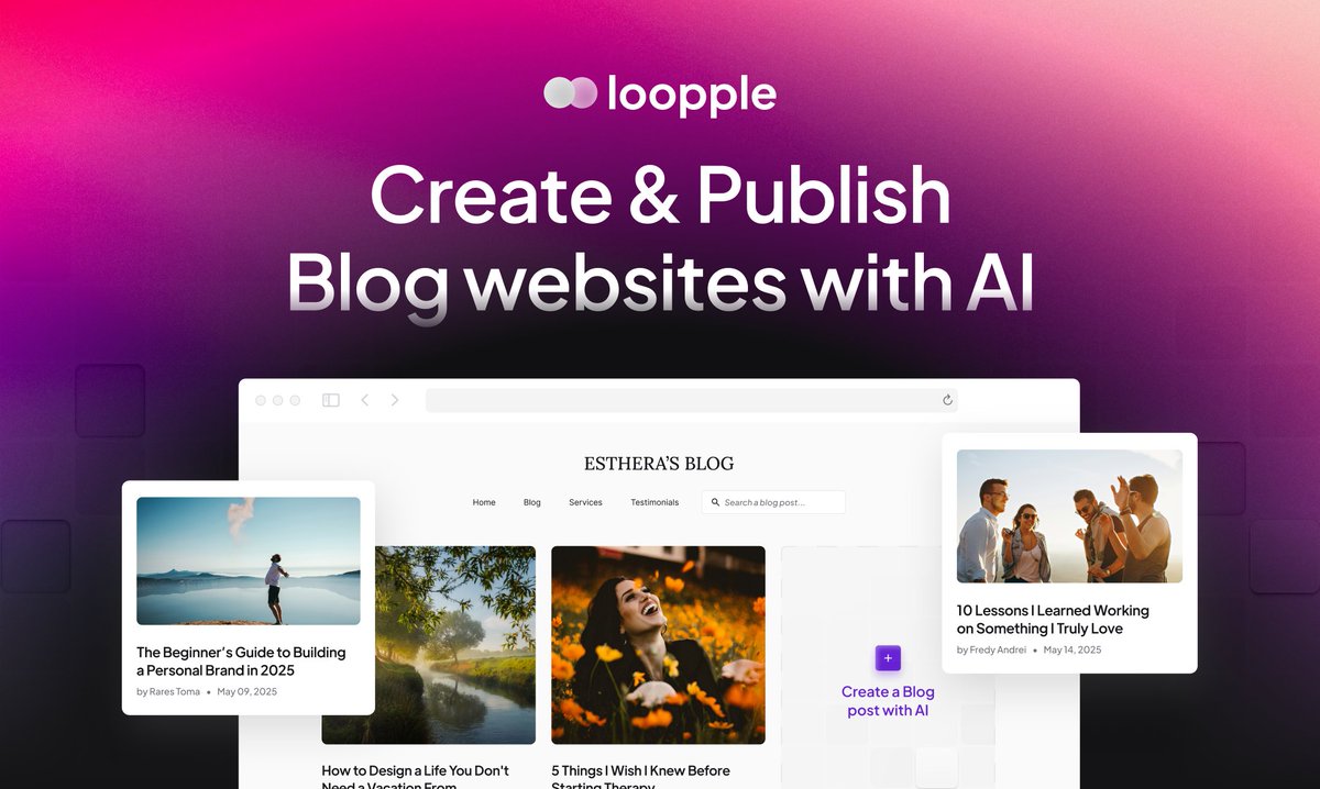 Loopple tweet media