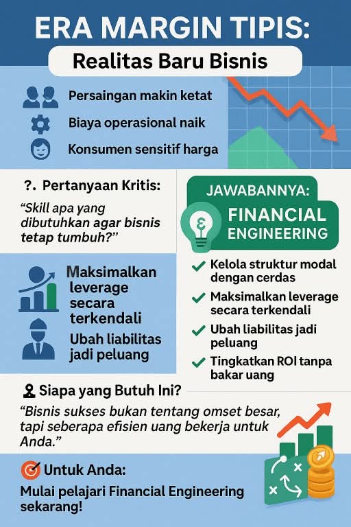 "Skill yang Harus Dimiliki Pengusaha di Era Margin Tipis : 
Financial Engineering!"

linkedin.com/posts/winarto-…