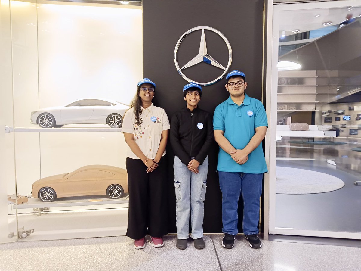 The Dexterity Global Group (@dexterityglobal) on Twitter photo Three DexSchool graduates were hosted at the <a href="/MercedesBenz/">Mercedes-Benz</a> Headquarters in Germany.
Shreya from Bihar (DexSchool ‘22), Pranavi from Telangana (DexSchool ‘23) and Pragyaan from New Delhi (DexSchool ‘24) received the rare opportunity to tour the historic Mercedes-Benz Museum and Three DexSchool graduates were hosted at the <a href="/MercedesBenz/">Mercedes-Benz</a> Headquarters in Germany.
Shreya from Bihar (DexSchool ‘22), Pranavi from Telangana (DexSchool ‘23) and Pragyaan from New Delhi (DexSchool ‘24) received the rare opportunity to tour the historic Mercedes-Benz Museum and
