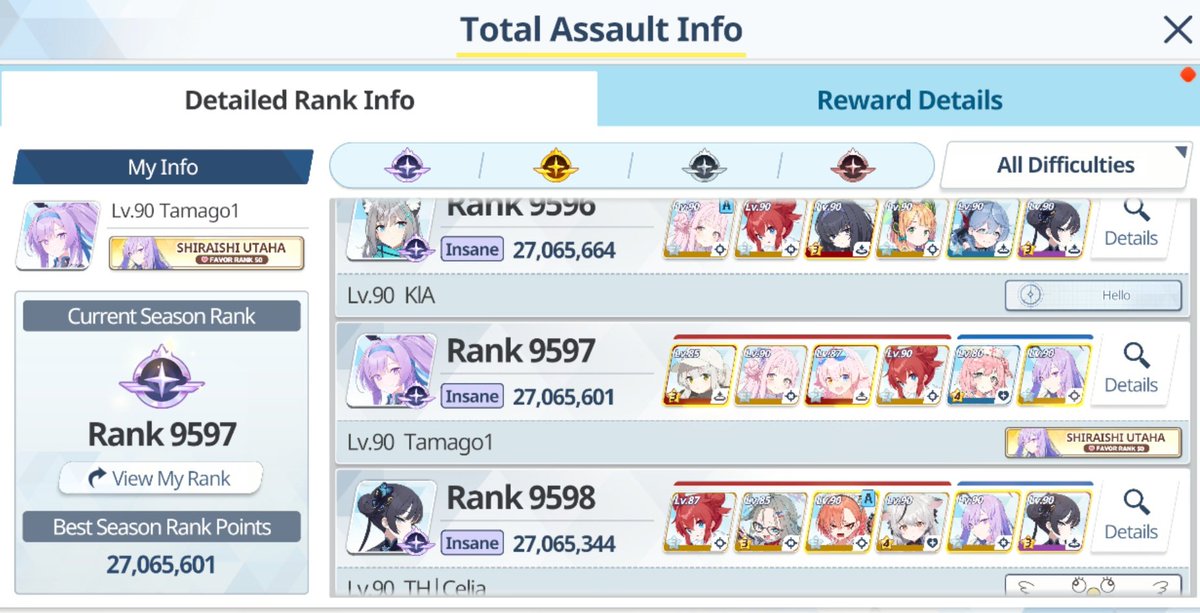 MarioMaster94's tweet image. A good day to get my third platinum in blue archive (barely)! Helps me cope with the lack of steam release, I like this one since Utaha is good for it, also somehow used Suzumi for the first Wakamo fight phase