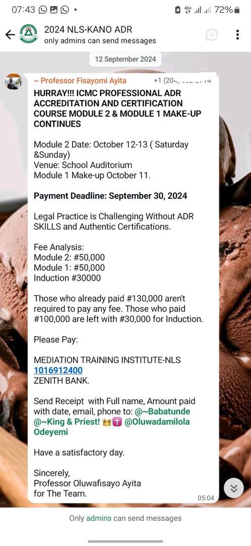 SmileyVd's tweet photo. They promised us 3 certifications, after paying N130k and writing exams, they want to induct us with only 2.

Give us AICMC or refund our money! 

#WePaidForAICMC
#HoldICMCaccountable
#HoldMTIaccountable https://t.co/mWivxfxuOQ