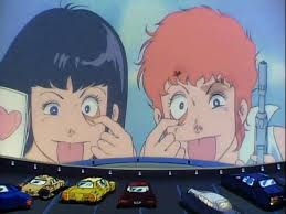 TokyoSpark's tweet photo. @retro_twt There was a 2-3 second glimpse of a movie playing in one scene that feature two hot-pants girls kicking ass. So many requests came in asking who they were that it prompted the studio to create... Dirty Pair https://t.co/oP7MJutOzF