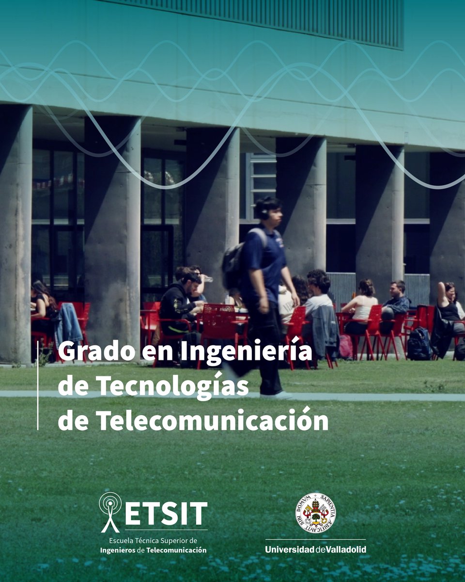 💻 IA, ciberseguridad, programación…
Todo lo que mueve el mundo.
✅ En <a href="/ETSIT_UVa/">ETSIT_UVa</a>  lo sabes y lo aprendes.
Una formación técnica sólida, adaptada al mundo actual.

📎 Más info en 👉 etsit.tel.uva.es
#UVa #Teleco #Valladolid