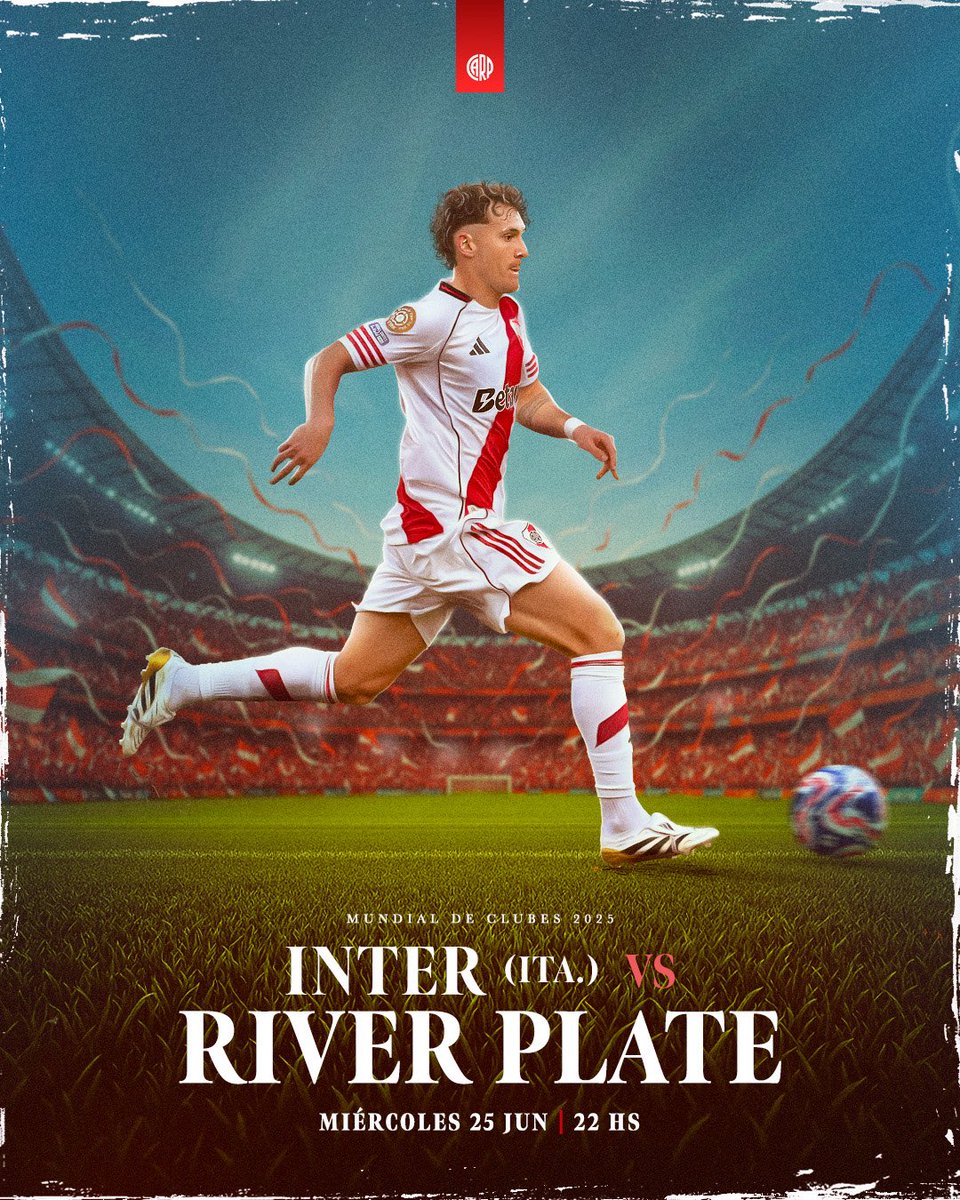 ¡BUEN DIA EXCELENTE DIA MILLOSSSSSSS 
HOY  RIVER ⚪🔴⚪