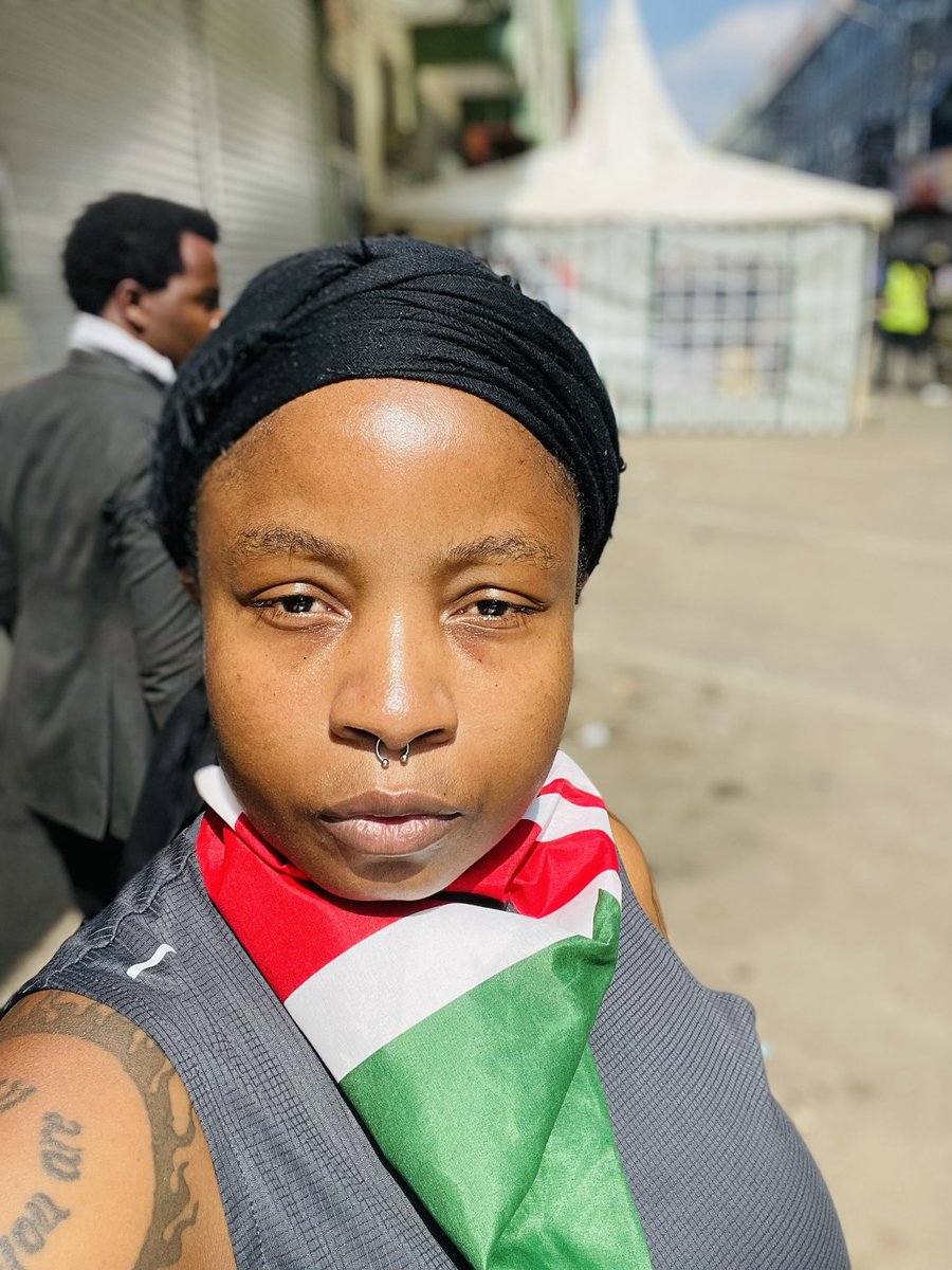 Today I do it for the Kware massacre. The #Githuraimassacre Because in the end, women and children, bare the largest burden of any war. #RutoMustGoNow