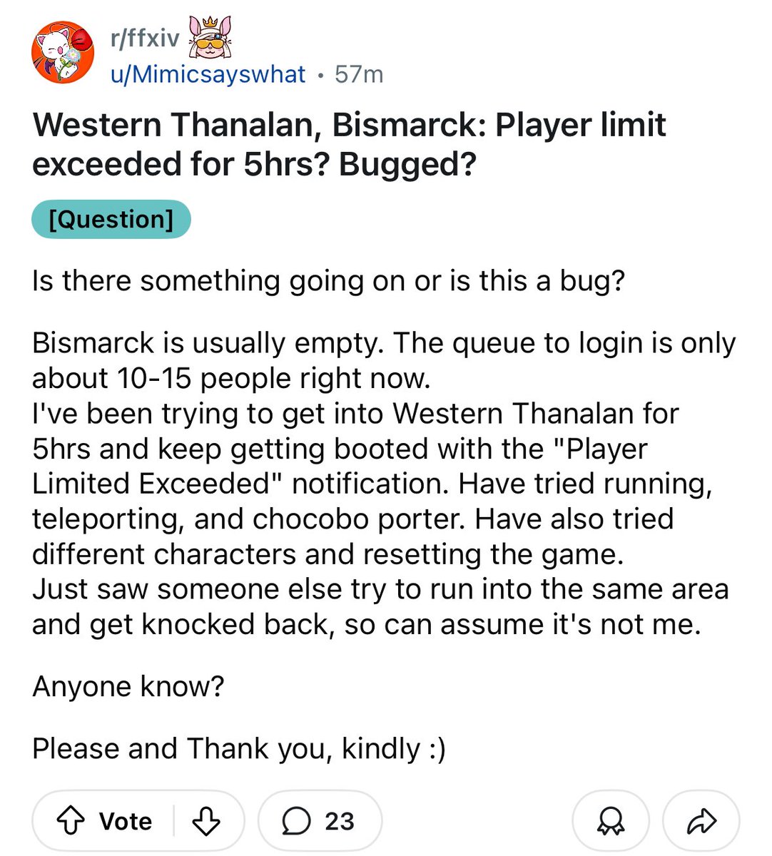 Poor guys tryna do msq in Bismarck