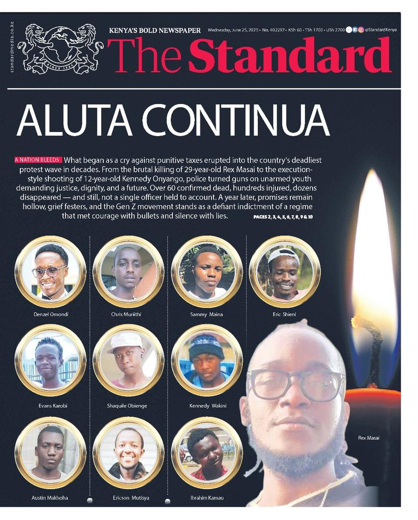 What's there to lose other than OUR ALREADY MISERABLE LIVES!

Babu Owino Holy Family Basilica Thika Road Wednesday is Wednesday Moi Avenue Streets