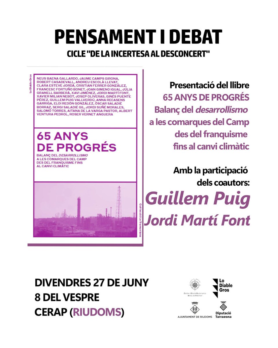 Lo Diable Gros (@lodiablegros) on Twitter photo 🧵3/3
Gràcies! <a href="/CgJaume/">Jaume Camps Girona</a> <a href="/rebelaita/">Aitana De la Varga Pastor</a> <a href="/ClaraEJorda/">Clara Esteve-Jordà</a> @cristianferrerg <a href="/FrancescFortuno/">Francesc Fortuño Bonet</a> <a href="/juliagranbar/">Júlia Granell Barberà</a> <a href="/jordimartifont_/">Jordi Martí Font</a> <a href="/XaviMilian/">Xavi Milian Nebot</a> <a href="/vulizo/">Ginés Puente</a> <a href="/GuillemPuigVvdu/">Guillem Puig Vallverdú 🔻</a> <a href="/annarcsns/">Anna RG</a> <a href="/eloiredon/">Eloi</a> <a href="/saladiesergi/">Sergi Saladié</a> <a href="/OSaladie1971/">Òscar Saladié i Borraz</a> <a href="/JordiSune/">Jordi SUÑÉ</a> <a href="/AlbertVenturaP/">Albert Ventura</a> <a href="/PerxePriorat/">Perxe Priorat</a> 🧵3/3
Gràcies! <a href="/CgJaume/">Jaume Camps Girona</a> <a href="/rebelaita/">Aitana De la Varga Pastor</a> <a href="/ClaraEJorda/">Clara Esteve-Jordà</a> @cristianferrerg <a href="/FrancescFortuno/">Francesc Fortuño Bonet</a> <a href="/juliagranbar/">Júlia Granell Barberà</a> <a href="/jordimartifont_/">Jordi Martí Font</a> <a href="/XaviMilian/">Xavi Milian Nebot</a> <a href="/vulizo/">Ginés Puente</a> <a href="/GuillemPuigVvdu/">Guillem Puig Vallverdú 🔻</a> <a href="/annarcsns/">Anna RG</a> <a href="/eloiredon/">Eloi</a> <a href="/saladiesergi/">Sergi Saladié</a> <a href="/OSaladie1971/">Òscar Saladié i Borraz</a> <a href="/JordiSune/">Jordi SUÑÉ</a> <a href="/AlbertVenturaP/">Albert Ventura</a> <a href="/PerxePriorat/">Perxe Priorat</a>