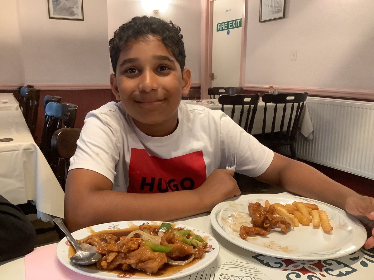 Winner Winner Chinese Dinner!
Top 3 on the Chestnut Good Book Mountain Challenge went out for dinner. Jagger finished top and picked the Golden House in Street. Jagger, Cole and Toby were great company.