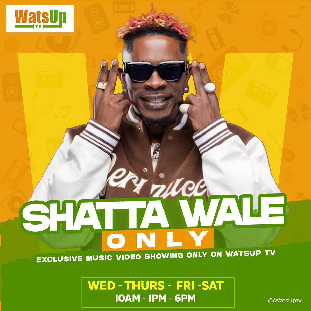 From 10am today, WatsUp Tv is doing an exclusive Shatta Wale music videos only on their channel through till Saturday. This is to create more anticipation for Shatta’s performance scheduled for Saturday at 10pm on Legon Campus. Enjoy the videos as you prepare for the real show