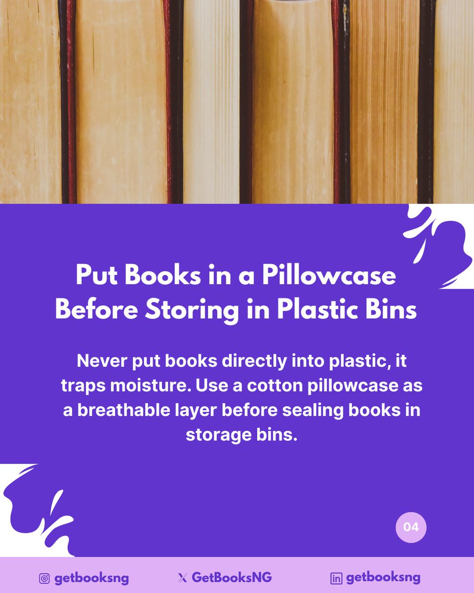Treat those old books right!

Whether you're a student, reader or just trying to keep your old books alive here's one for you 👇 

No space to store the old books? No worries sell them with GetBooks 

Sign up now at getbooks.ng