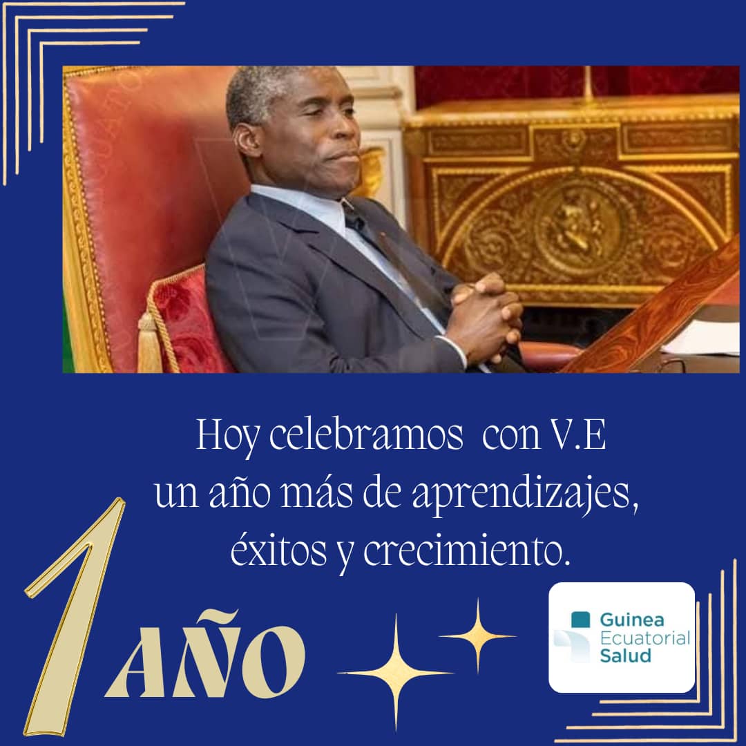 🇬🇶 Con alegria y gratitud, el Ministerio de Sanidad celebra el cumpleaños de S.E. el Vicepresidente. 
Su liderazgo inspirador transforma la salud de Guinea Ecuatorial, guiándonos hacia un futuro de esperanza y bienestar. 
¡Felicidades, Excelencia! 🩺🌟 #SaludParaTodos