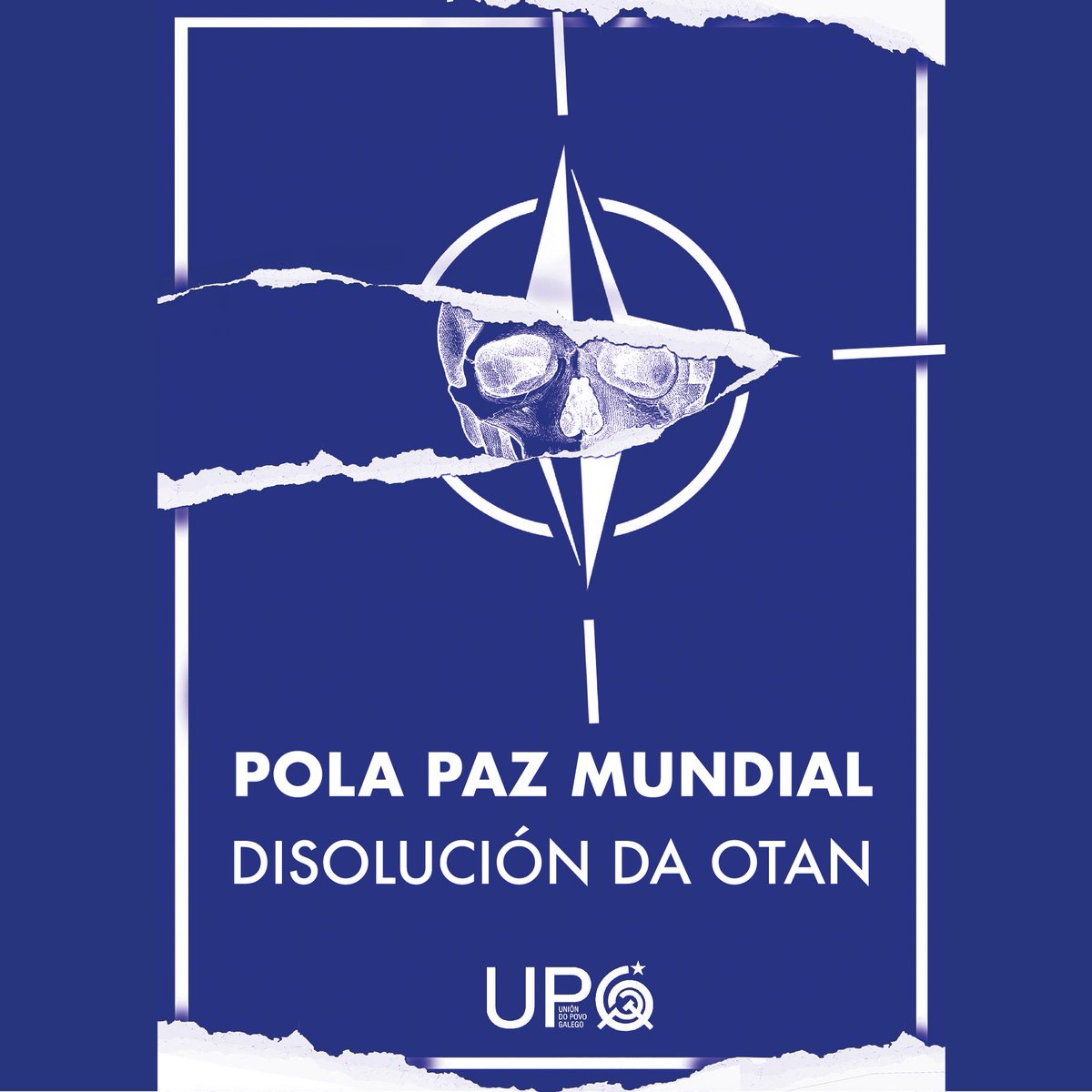 Non se trata de negociar porcentaxes, a #OTAN é unha organización que sementa morte e destrución. Exiximos a súa disolución.