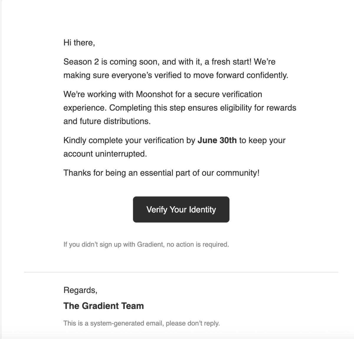 Joker5490's tweet photo. @Gradient_HQ 
The link in the email I received does not work https://t.co/2ilEFq7bri