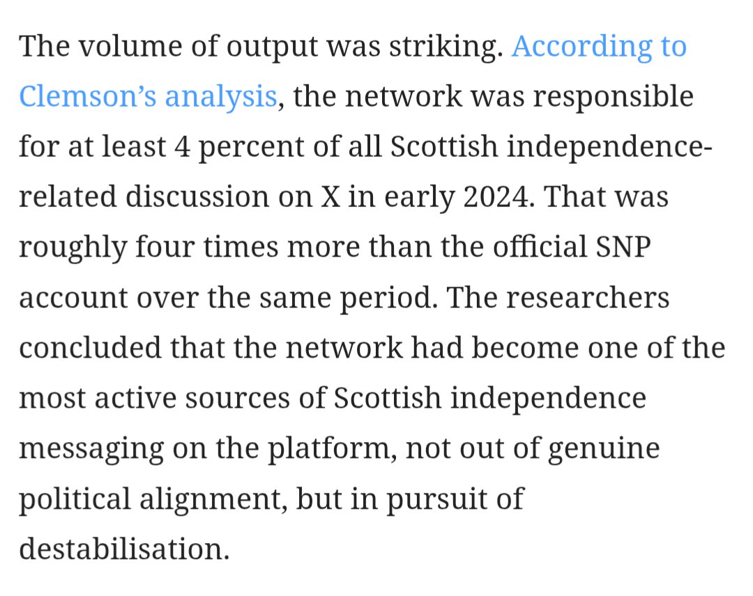 Modern warfare isn't just fought on the battlefield.

On June 12, dozens of anonymous pro-Scottish independence accounts on X suddenly went quiet following Israeli strikes on Iran.

Researchers say these fake accounts made upwards of 4% of all posts on the issue in early 2024.