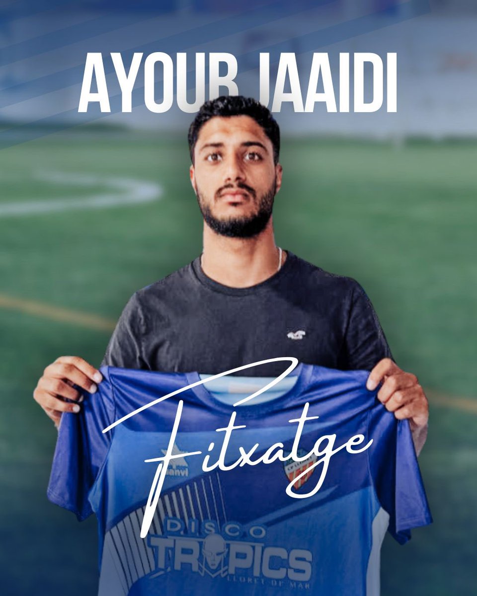 Fitxatge de luxe per l’eix de la defensa.
Ayoub Jaaidi ja és jugador del Lloret.
Central esquerrà amb experiència a Lliga Elit, contundent, intens i amb molt bon joc aeri.
Peça important a la línia defensiva per sumar solidesa, caràcter i lideratge.
Benvingut, Ayoub! 🔒🔵⚪