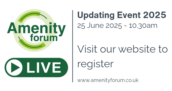 Still time to book a place for this morning's session.
amenityforum.co.uk/events