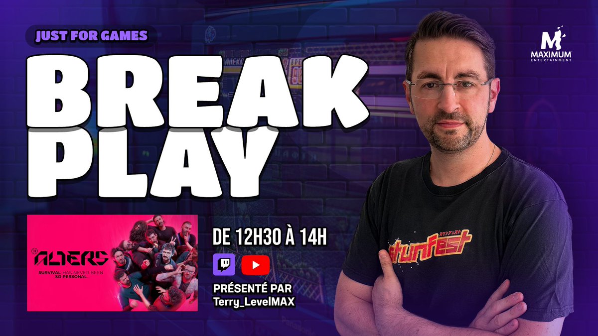 Terry_LevelMAX's tweet photo. RDV à 12h30 sur la chaine de @MaxEnt_FR pour un #BreakPlay sur #TheAlters !!
Twitch : https://t.co/IhgwNkeDGl
Youtube : https://t.co/fyfH6IZz7o https://t.co/HXnNJMwSOH
