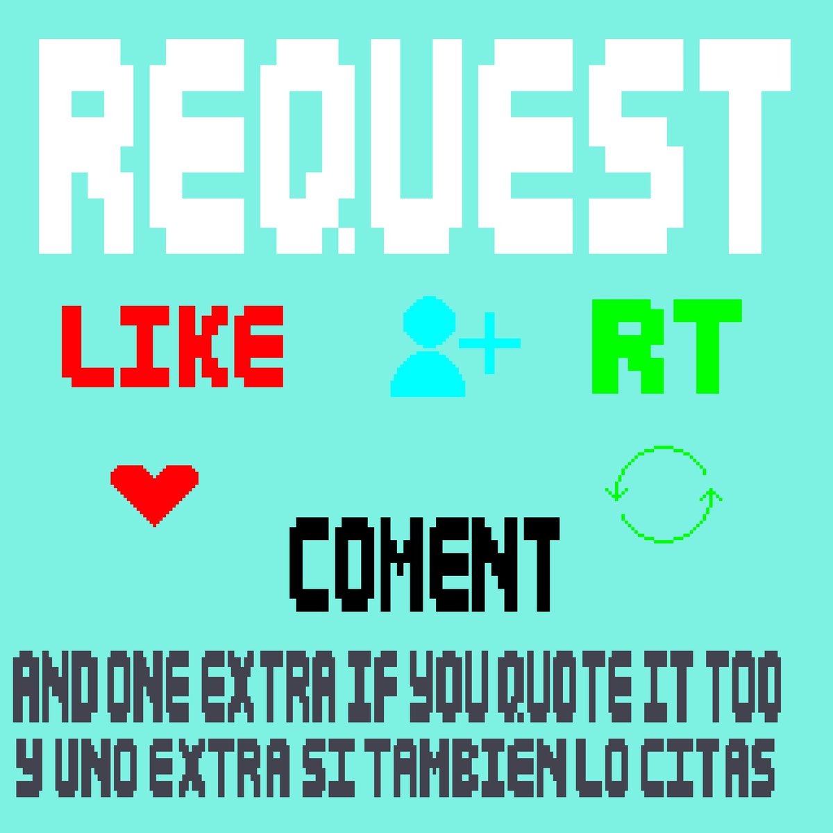Elvierjas1901's tweet photo. Se abren request
Coméntalo aquí preferiblemente, cita una segunda, da tu like, tu rt, y el follow

Requests are open
Comment here preferably, quote a second one, like, retweet, and follow

(Sin fondo, para hacer varías)
(No background, to make more) https://t.co/FiqACHO7pk