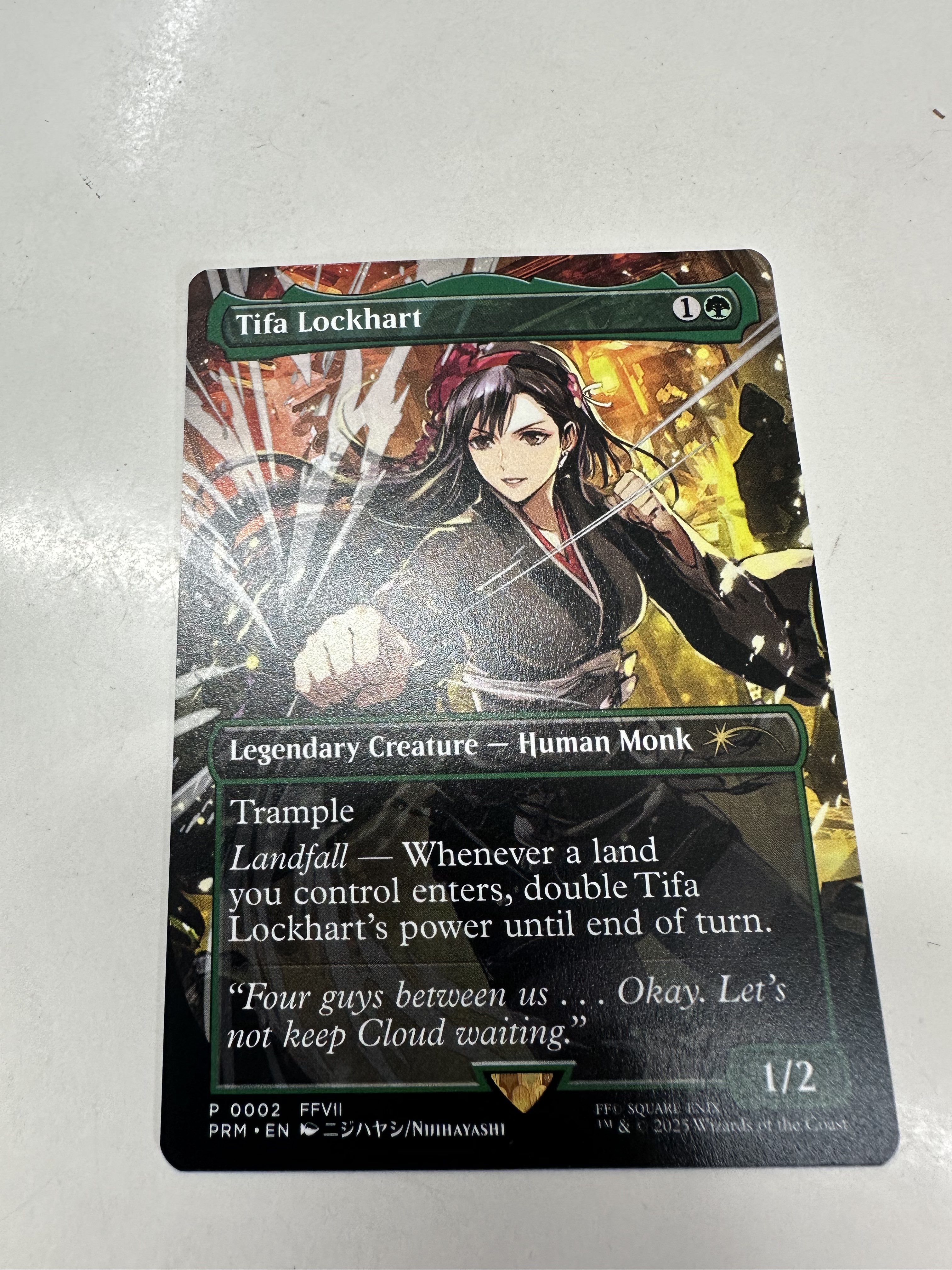 ファイナルファンタジー ホログラム カードダス ファリス がラフ