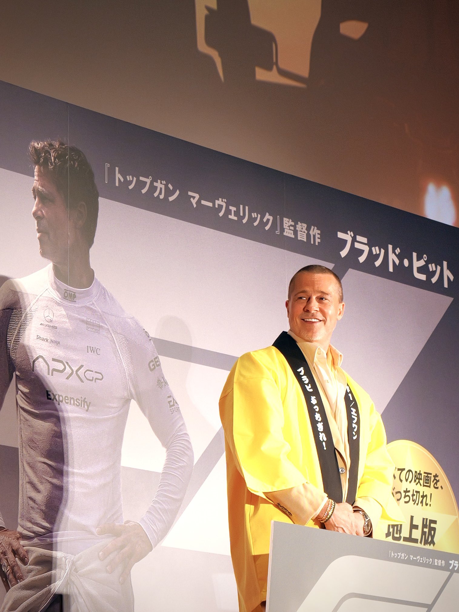 F1 ブラピ　サイン　舞台挨拶　レッドカーペット レカペ　ブラッドピット 映画「f1」舞台挨拶&レカペ】ブラピに会えた日😭💖｜nano