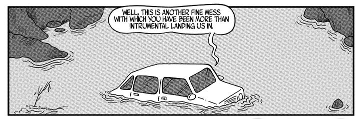 AndrewMorrice1's tweet image. 1/2 Snide's got that sinking feeling.

Link to comic in following Tweet.

#HRAMcomics #blonge #tapas #snidensnout #comic