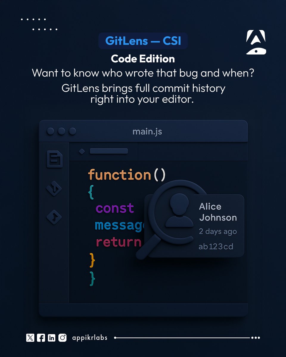 AppikrLabs's tweet image. 🔧 #WednesdayToolkit | Power Up Midweek! 💻⚡
Tired of midweek code fatigue? Boost your dev game with tools that actually make a difference.
From smarter code to faster fixes — your workflow just got a midweek upgrade. 🚀
#DevTools #VSCodeExtensions #CodeSmart #ProductivityBoost